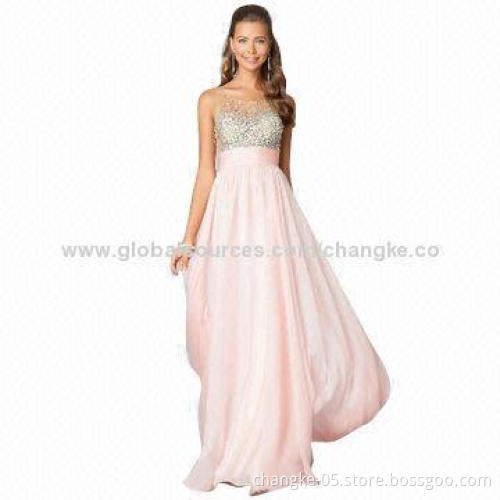 Prom dresses, strapless neckline, single long sleeve